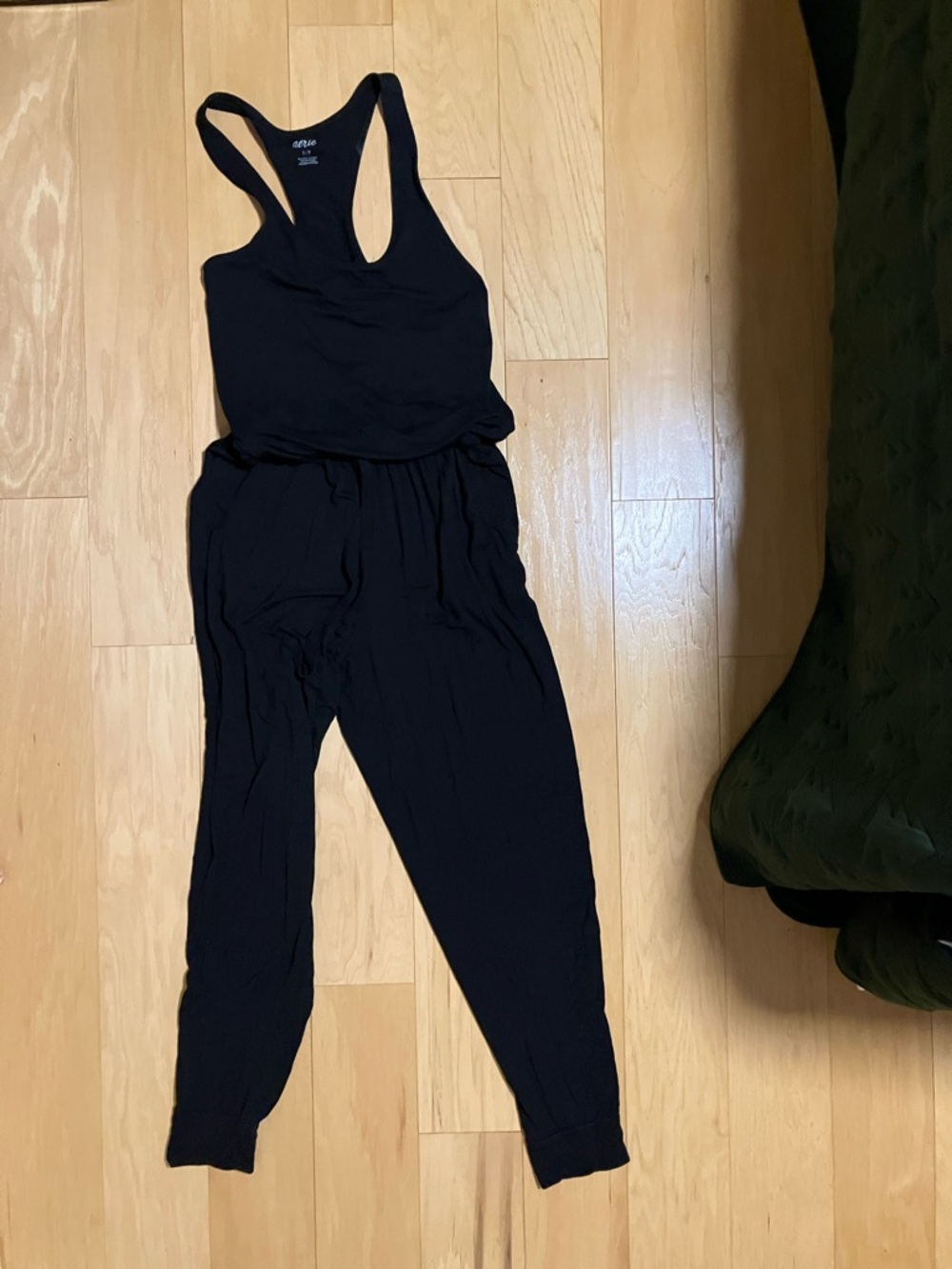 Black Racerback Jumpsuit - Aerie